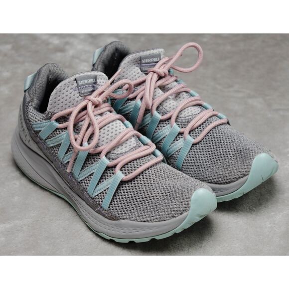 Merrell Bravada 2 Edge Gray Pink Blue Hiking Sneaker Womens Size 8.5 J135588 - Picture 1 of 16